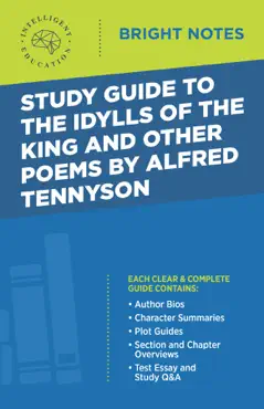 study guide to the idylls of the king and other poems by alfred tennyson book cover image