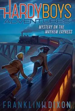 mystery on the mayhem express imagen de la portada del libro