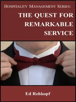 hospitality management series: the quest for remarkable service book cover image
