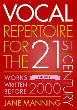 vocal repertoire for the twenty-first century, volume 1 book cover image