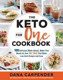 the keto for one cookbook book cover image