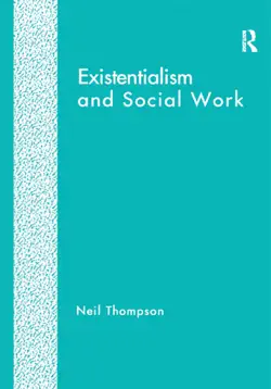 existentialism and social work book cover image