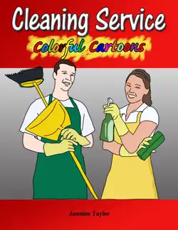 cleaning service colorful cartoons book cover image