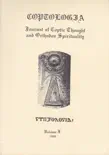 Coptologia Journal Volume X sinopsis y comentarios