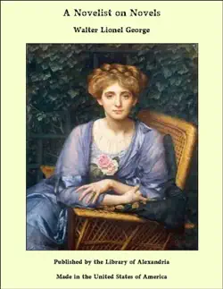 a novelist on novels book cover image