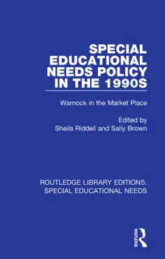 special educational needs policy in the 1990s imagen de la portada del libro
