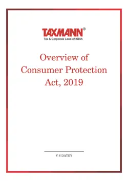 overview of consumer protection act, 2019 book cover image