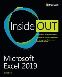 microsoft excel 2019 inside out book cover image