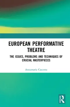 european performative theatre book cover image