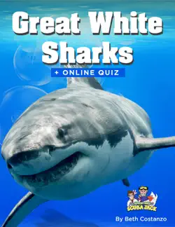 great white shark activity book for ages 4-8 years of age book cover image