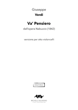 verdi, giuseppe — va' pensiero (score only) imagen de la portada del libro