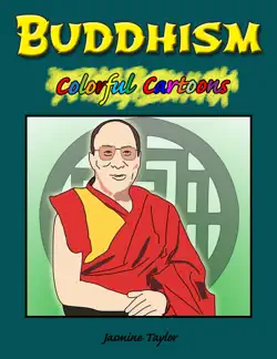 buddhism colorful cartoons book cover image