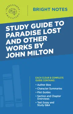 study guide to paradise lost and other works by john milton book cover image