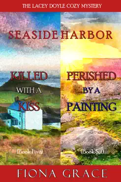 a lacey doyle cozy mystery bundle: killed with a kiss (#5) and perished by a painting (#6) book cover image