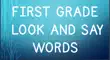 First Grade Look and Say Words synopsis, comments