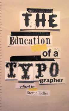 the education of a typographer book cover image