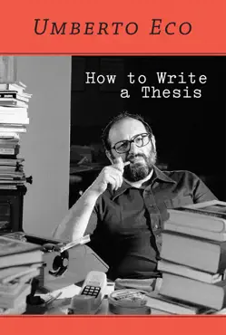 how to write a thesis book cover image