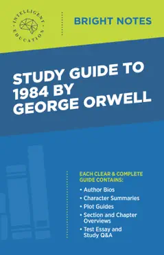 study guide to 1984 by george orwell book cover image