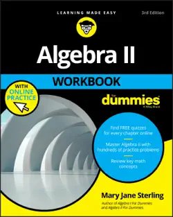 algebra ii workbook for dummies book cover image