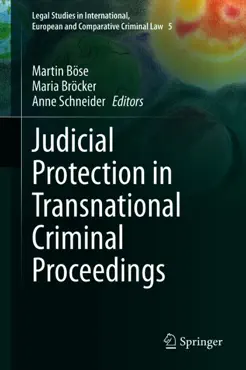 judicial protection in transnational criminal proceedings imagen de la portada del libro