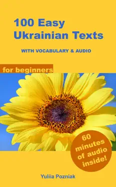 100 easy ukrainian texts book cover image