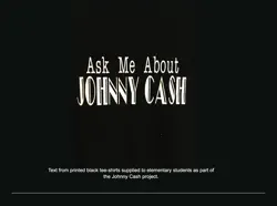 ask me about johnny cash book cover image