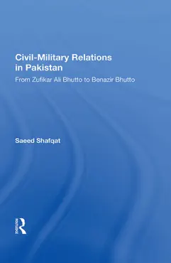 civil-military relations in pakistan book cover image