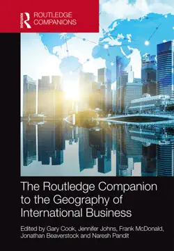 the routledge companion to the geography of international business imagen de la portada del libro