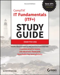 comptia it fundamentals (itf+) study guide book cover image