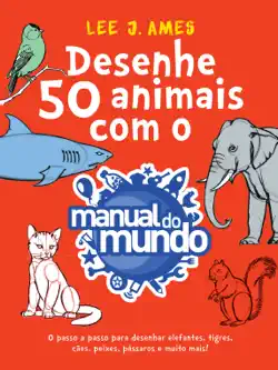 desenhe 50 animais com o manual do mundo book cover image