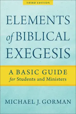 elements of biblical exegesis book cover image