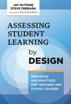assessing student learning by design book cover image