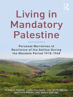 living in mandatory palestine book cover image