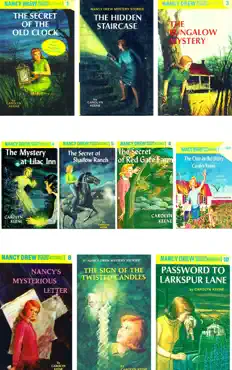 nancy drew mystery collection books 1-10 by carolyn keene book cover image