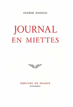 journal en miettes book cover image