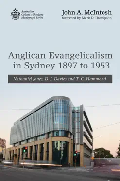 anglican evangelicalism in sydney 1897 to 1953 book cover image