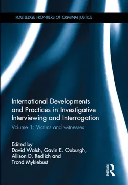 international developments and practices in investigative interviewing and interrogation book cover image
