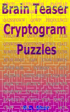 brain teaser cryptogram puzzles book cover image