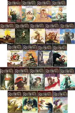 complete redwall series set 22 books of brian jacque book cover image