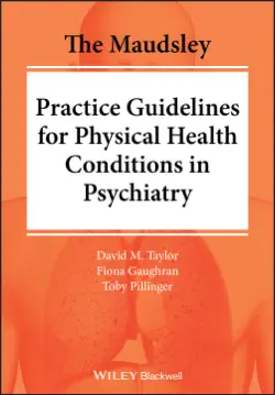the maudsley practice guidelines for physical health conditions in psychiatry book cover image