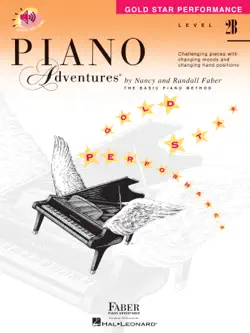 piano adventures - level 2b gold star performance book book cover image