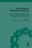 The Works of Thomas De Quincey, Part I Vol 6 synopsis, comments