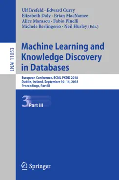 machine learning and knowledge discovery in databases imagen de la portada del libro