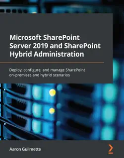 microsoft sharepoint server 2019 and sharepoint hybrid administration book cover image