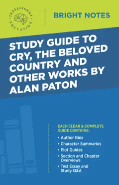 study guide to cry, the beloved country and other works by alan paton book cover image