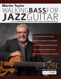 martin taylor walking bass for jazz guitar book cover image