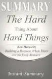 The Hard Thing About Hard Things Summary sinopsis y comentarios