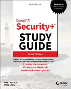 comptia security+ study guide book cover image