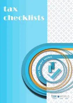 tax checklists 2020 book cover image