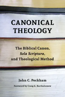 canonical theology book cover image